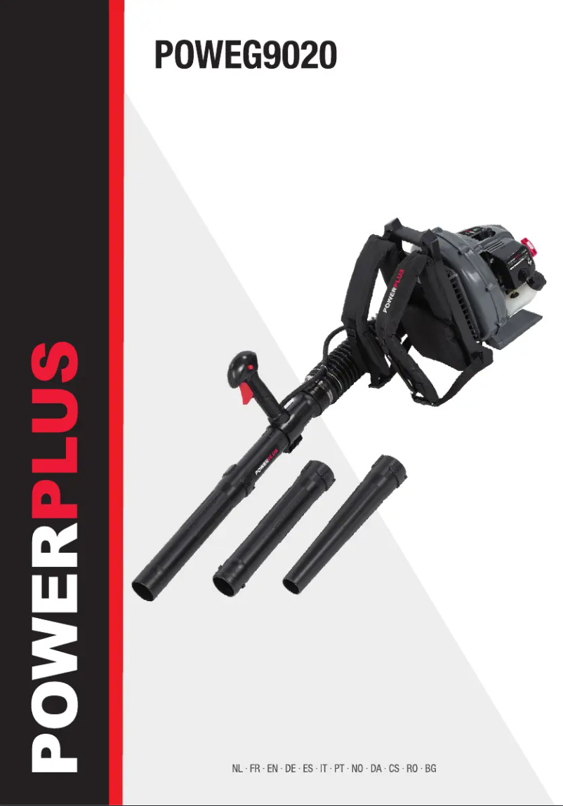 Image de la première page du manuel de l'appareil POWEG9020