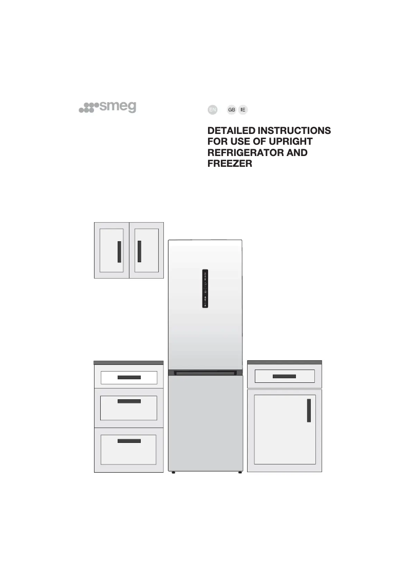 Page 1 de la notice Manuel utilisateur Smeg RC21KDNMC