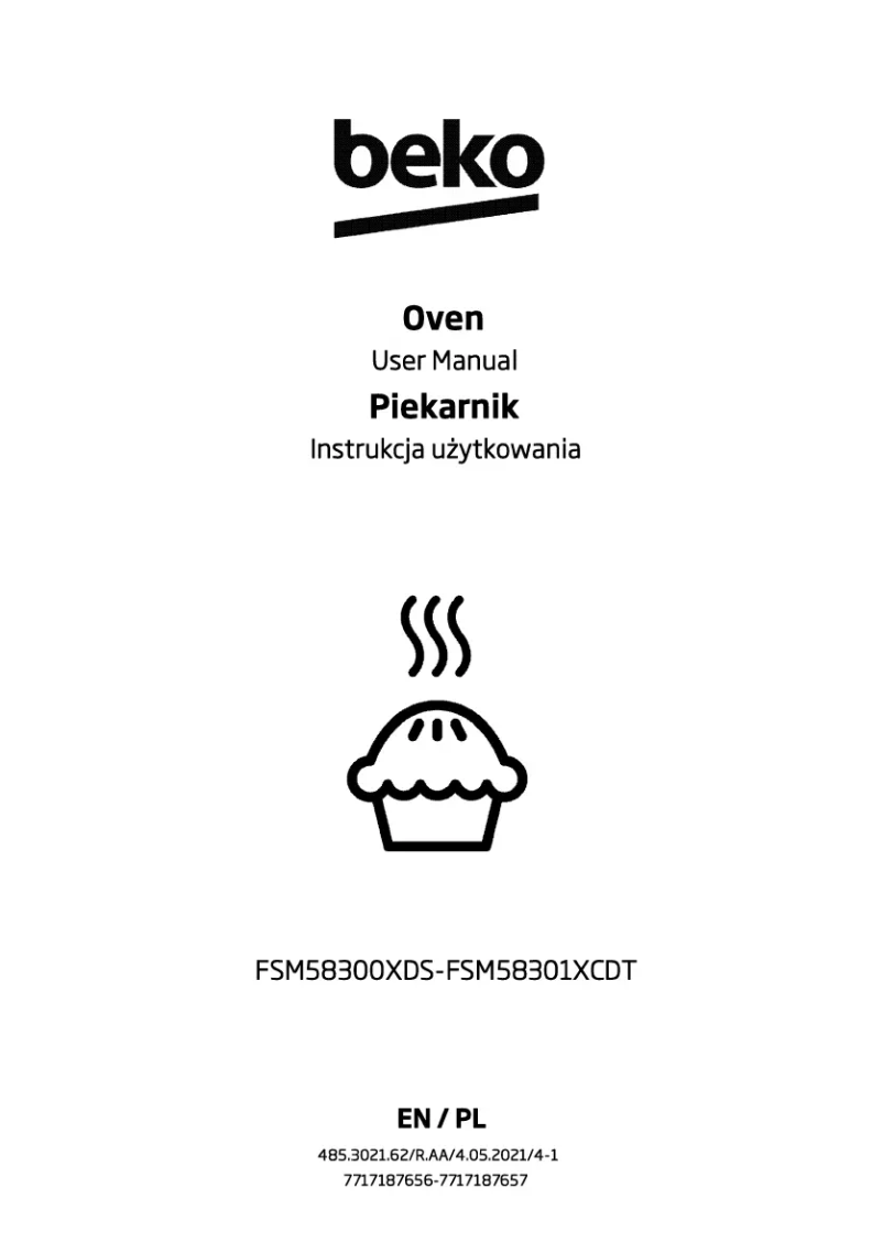 Page n°1 - Manuel utilisateur Beko FSM58300XDS