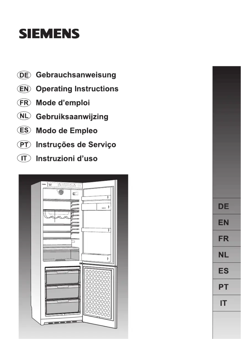 Page 1 de la notice Manuel utilisateur Siemens KG33VX05