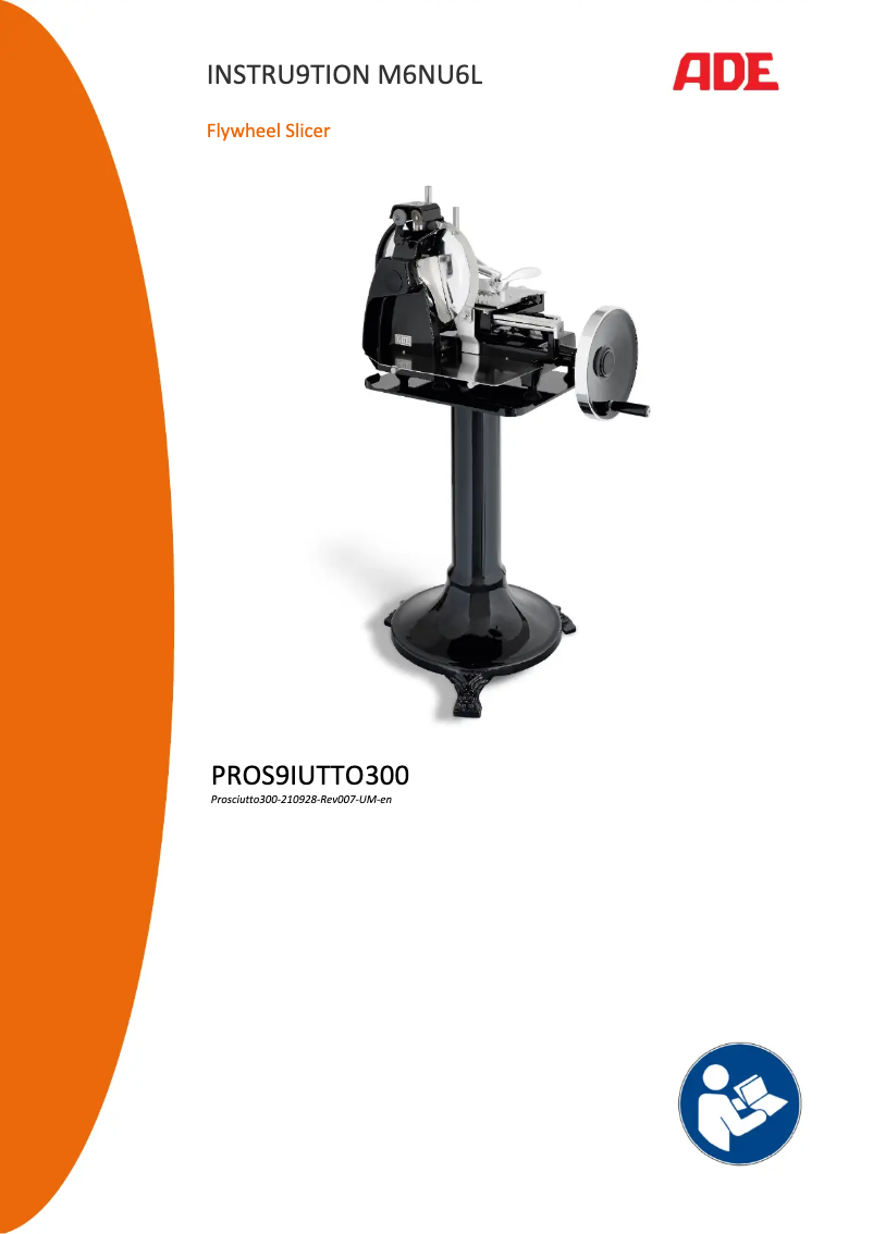 Page 1 de la notice Manuel utilisateur ADE Prosciutto 300