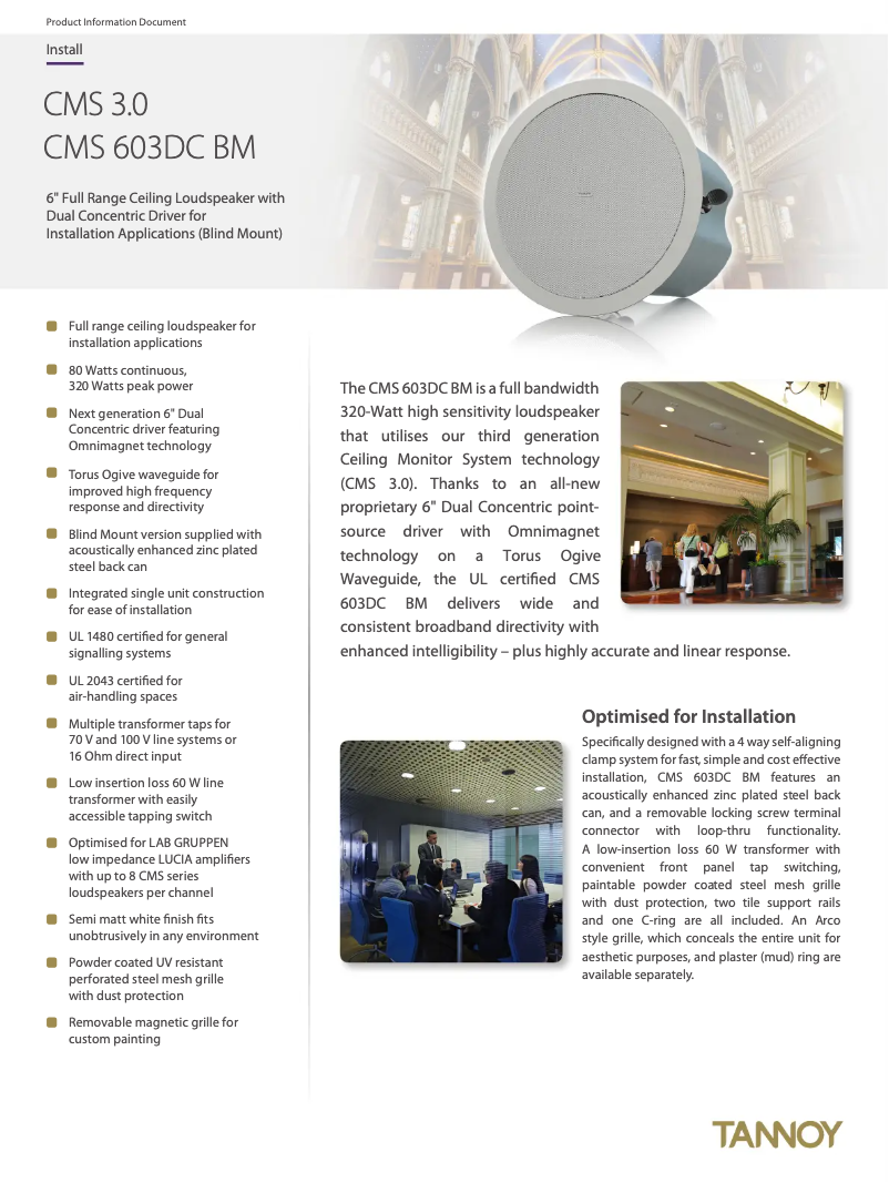 Image de la première page du manuel de l'appareil CMS 603DC BM