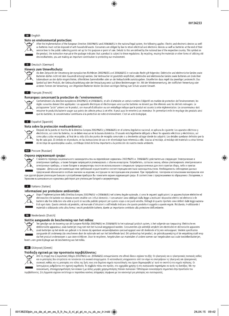 Page 1 de la notice Manuel utilisateur Hama Regular