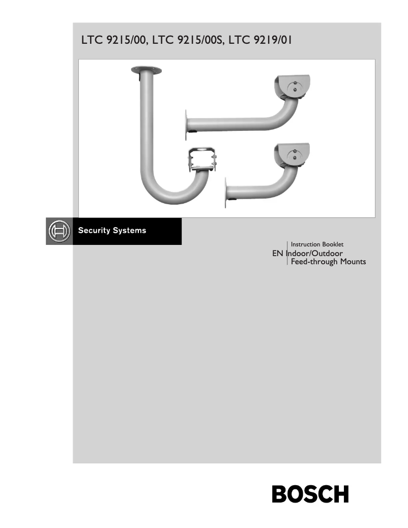 Page n°1 - Manuel utilisateur Bosch LTC 9215/00S