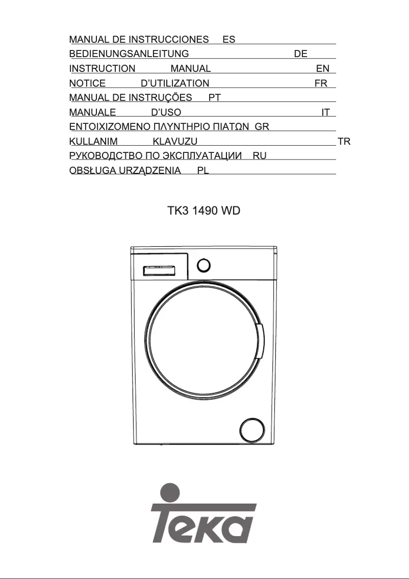 Page 1 de la notice Mode d'emploi Teka TK3 1490 WD