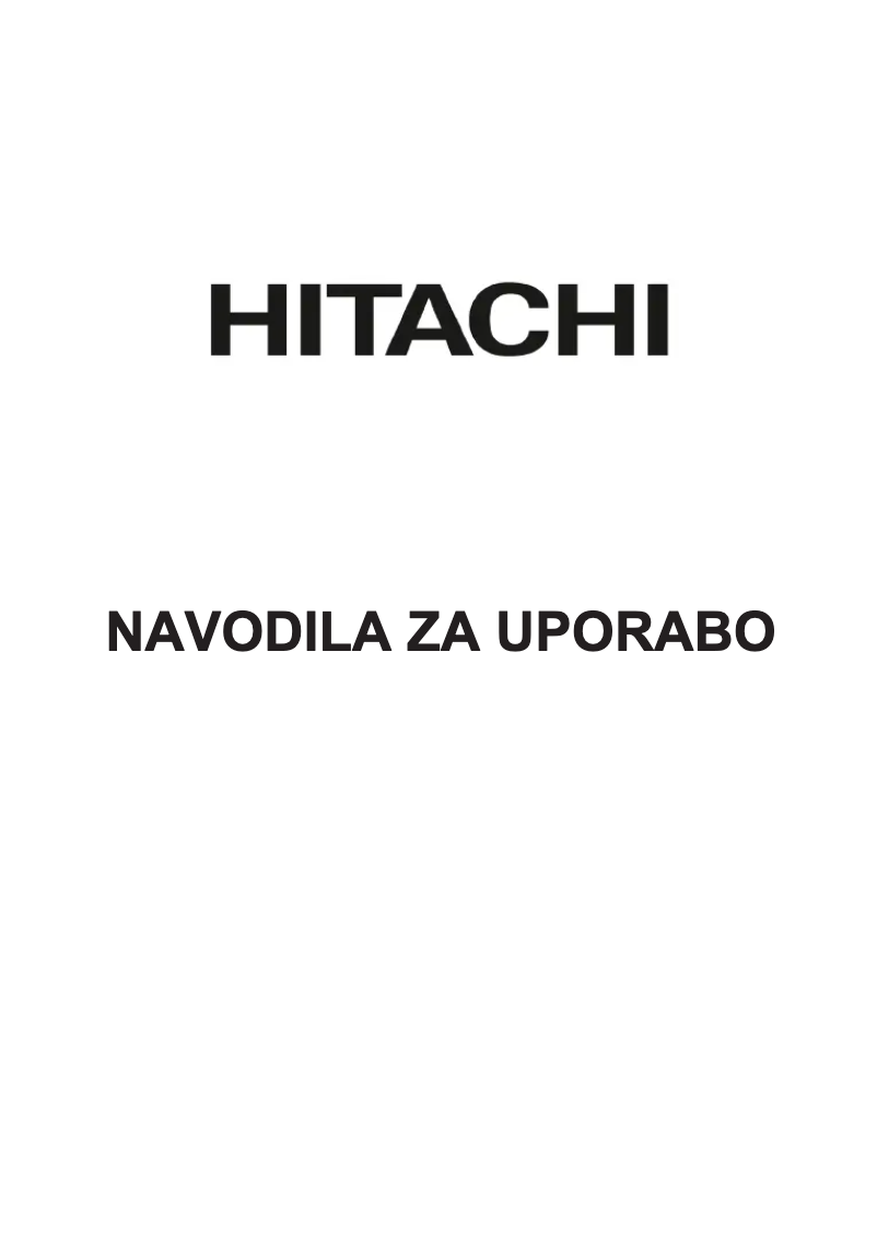 Page n°1 - Manuel utilisateur Hitachi 55FB32HAQ6360