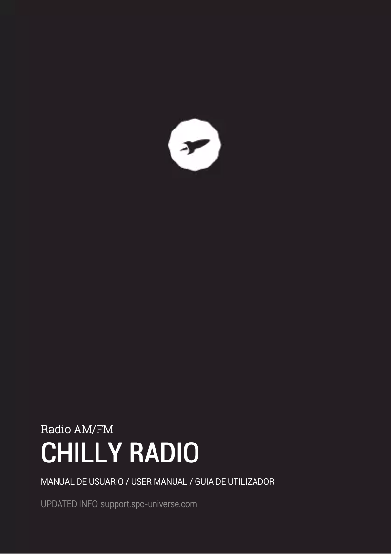 Image de la première page du manuel de l'appareil Chilly Radio