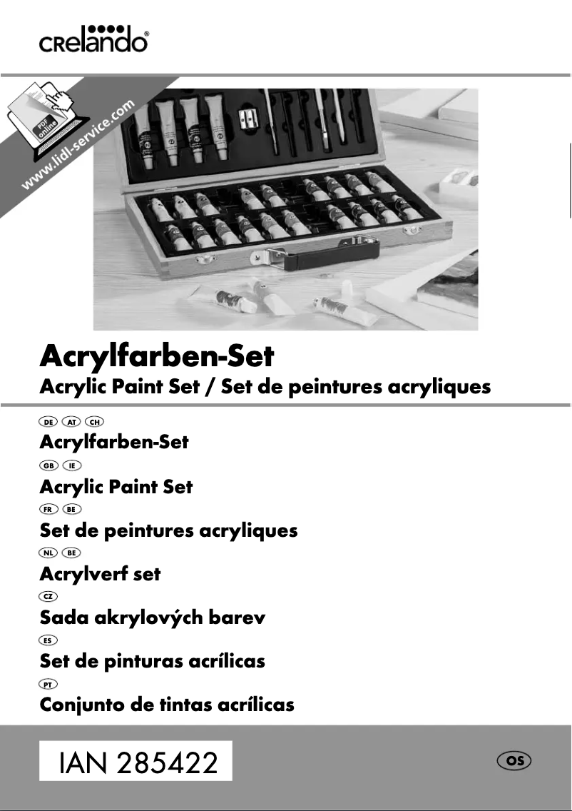 Página 1 del manual Manual de usuario Crelando 285422