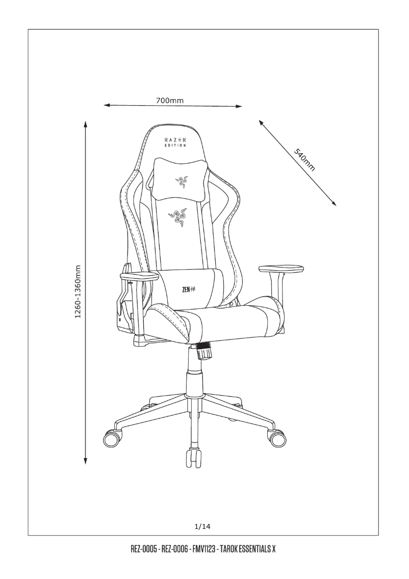 Image de la première page du manuel de l'appareil Tarok Essentials