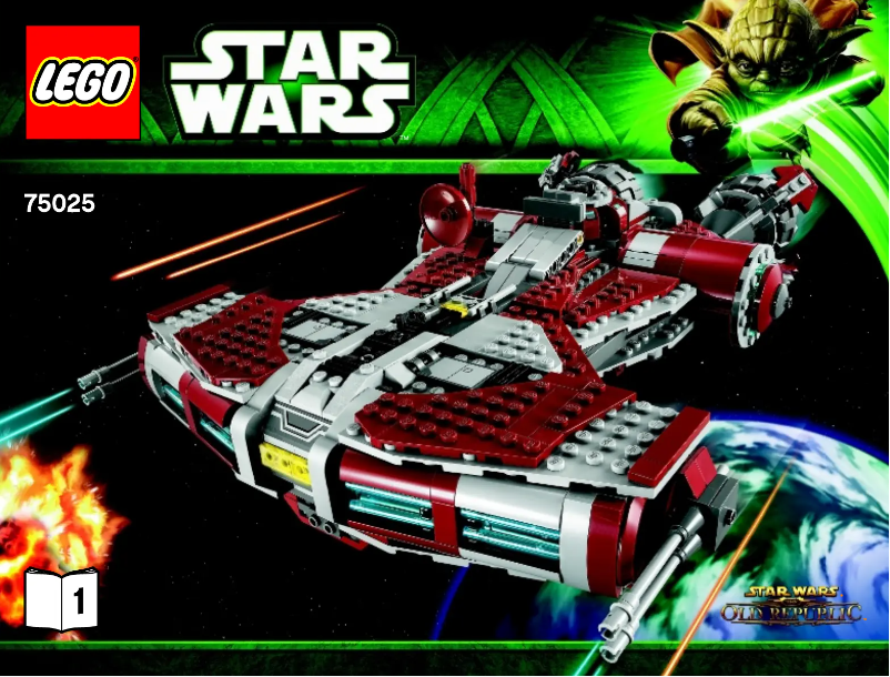 Page 1 de la notice Manuel utilisateur Lego Star Wars 75025