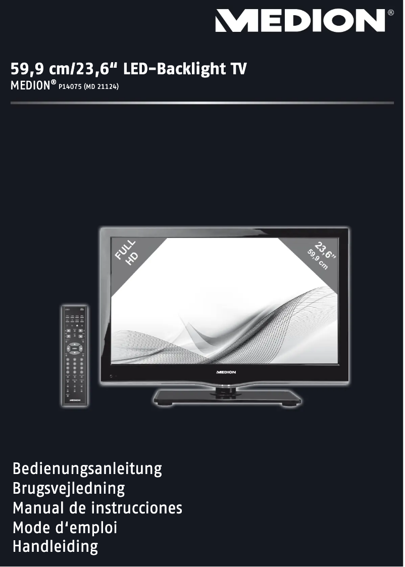 Page 1 de la notice Manuel utilisateur Medion MD 21124 P14075