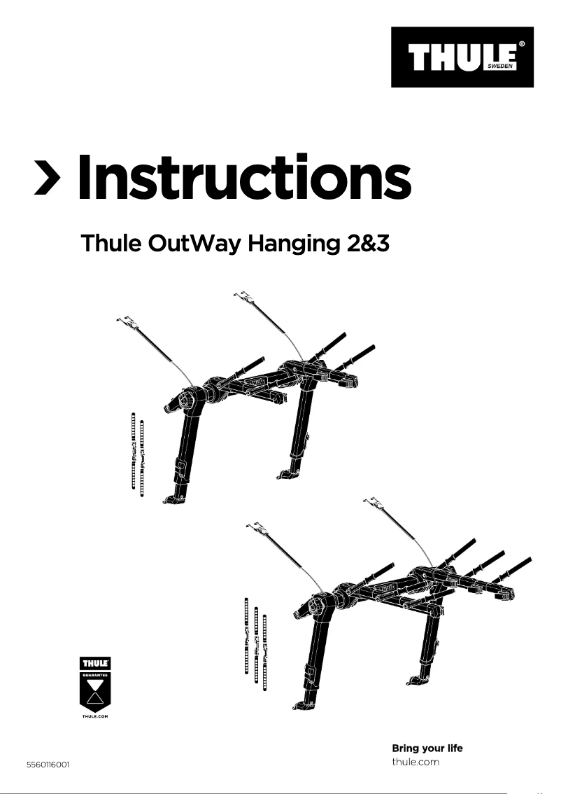 Page n°1 - Manuel utilisateur Thule OutWay Hanging 2