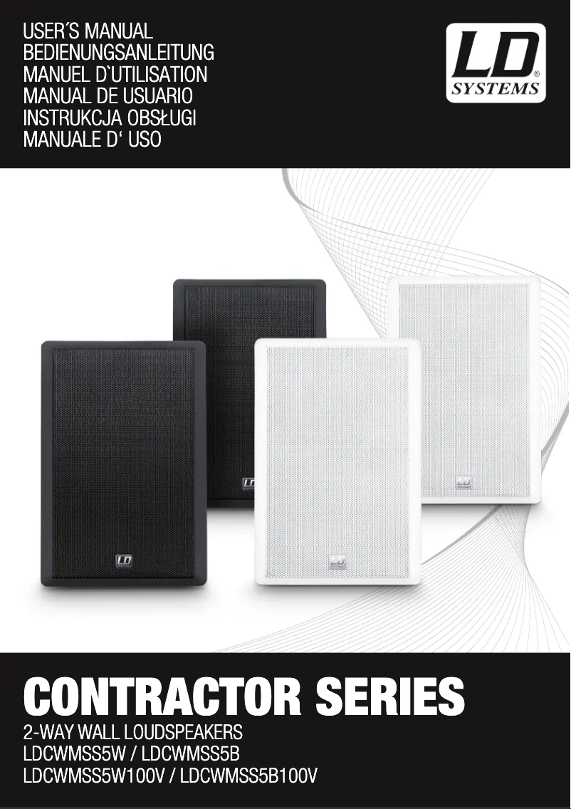 Página 1 del manual Manual de usuario LD Systems Contractor CWMSS 5 B