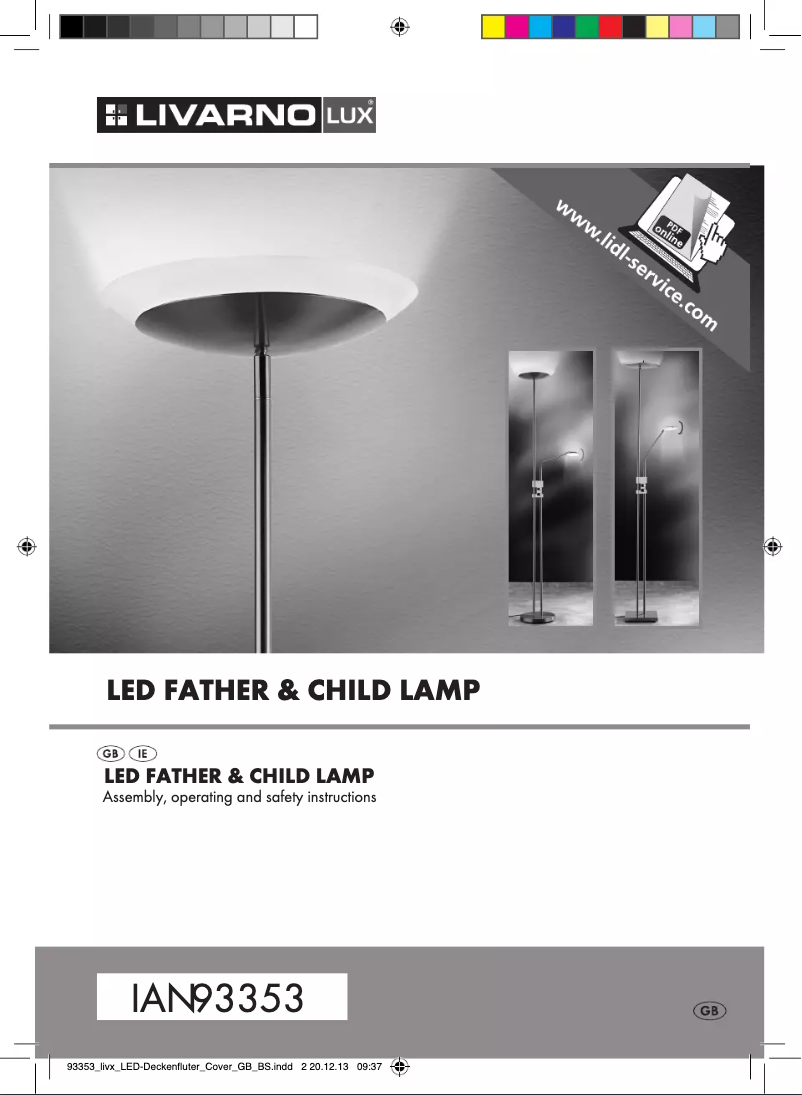 Image de la première page du manuel de l'appareil IAN 93353