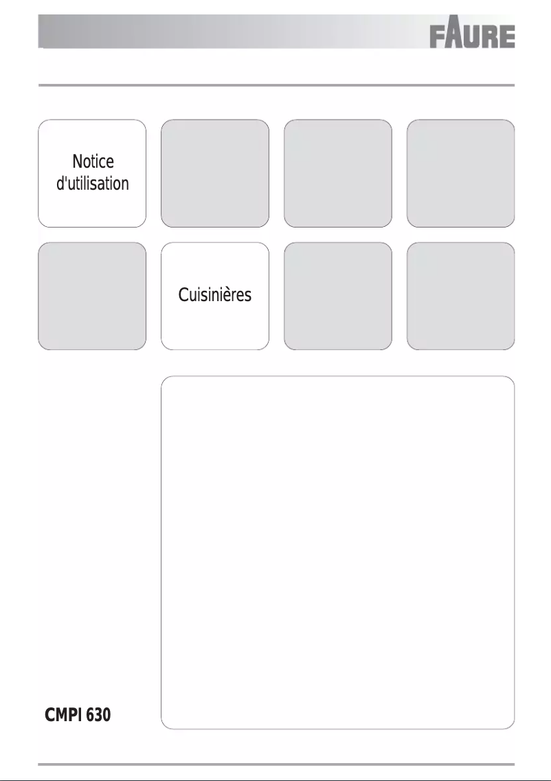Image de la première page du manuel de l'appareil CMPI630S