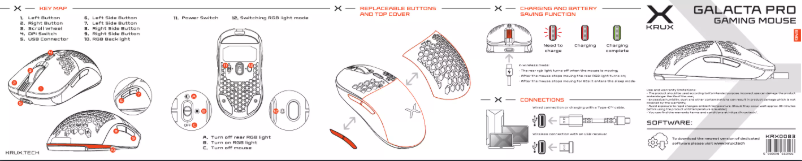 Page n°1 - Manuel utilisateur KRUX Galacta Pro