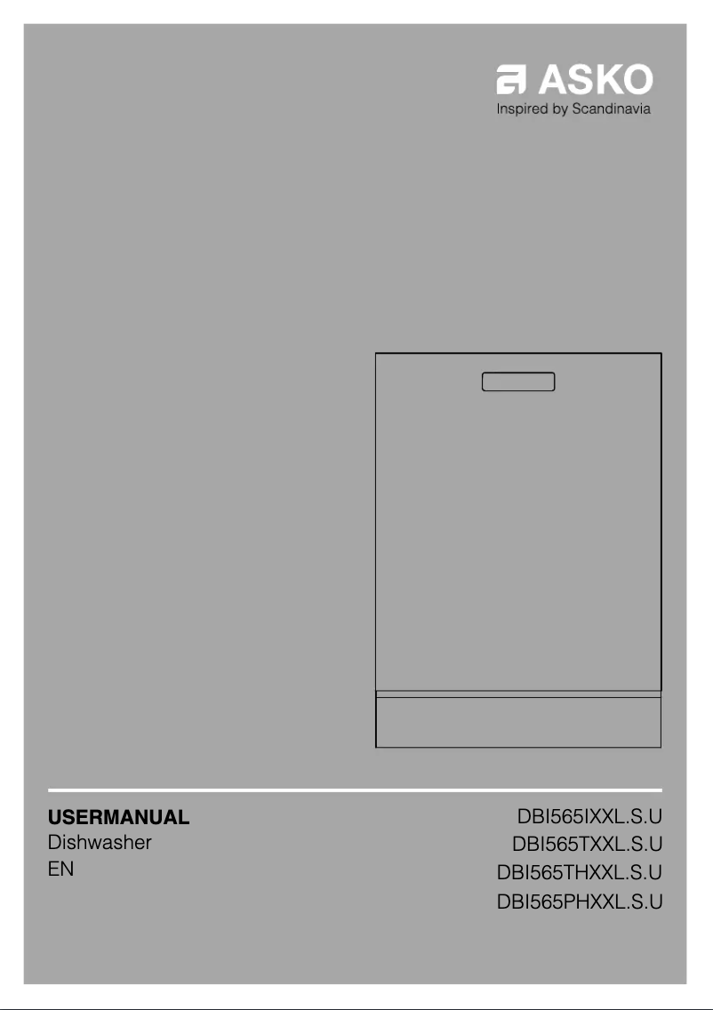 Page n°1 - Manuel utilisateur Asko DBI565THXXL.S.U
