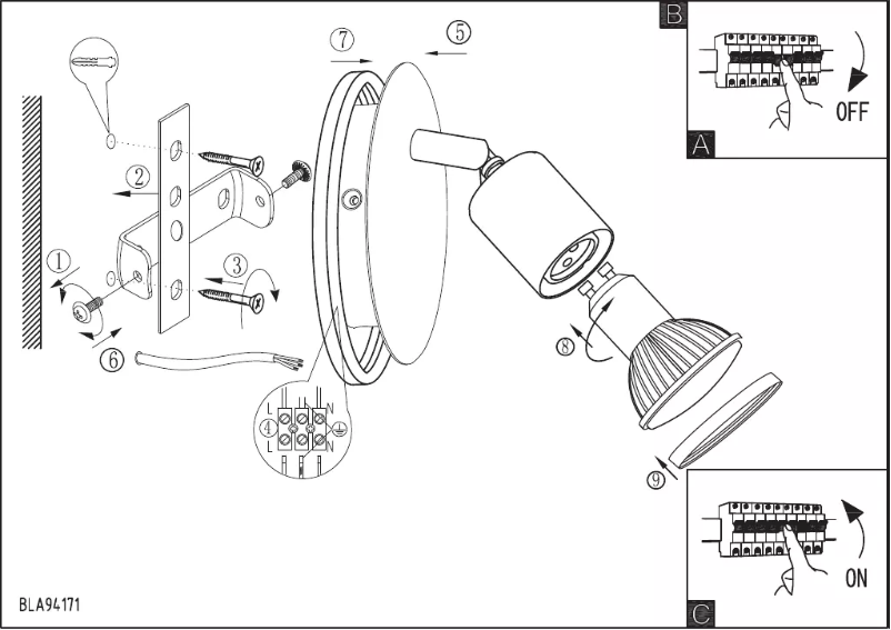 Page 1 de la notice Manuel utilisateur Eglo Modino