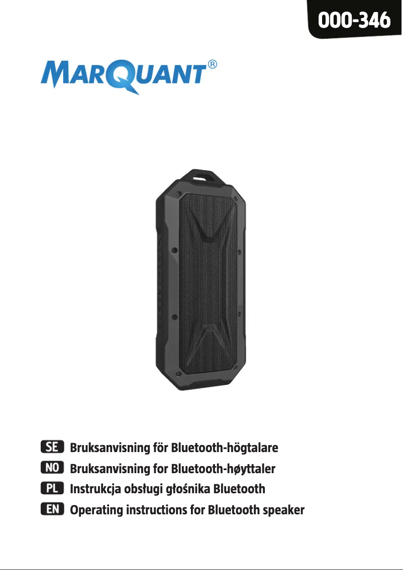 Image de la première page du manuel de l'appareil 000-346