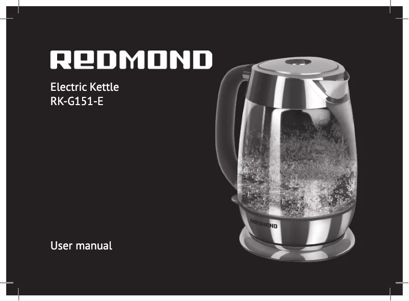 Page 1 de la notice Manuel utilisateur Redmond RK-G151-E