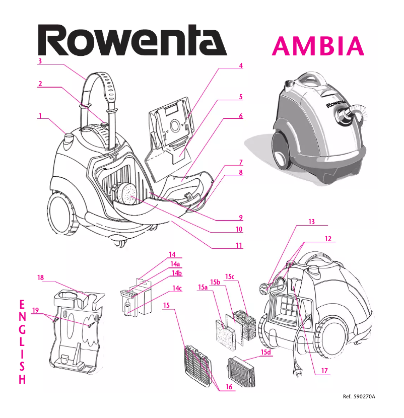 Página 1 del manual Manual de usuario Rowenta Ambia RO 220