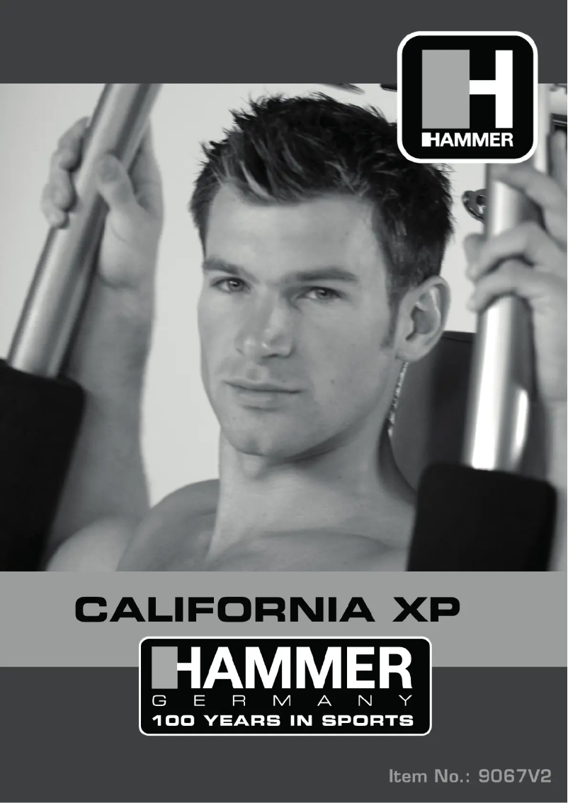 Page 1 of the manual User Manual Hammer California XP
