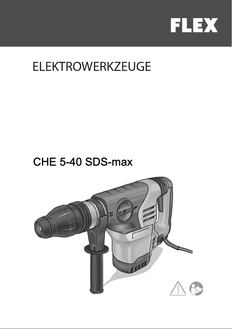 Image de la première page du manuel de l'appareil CHE 5-40 SDS-max