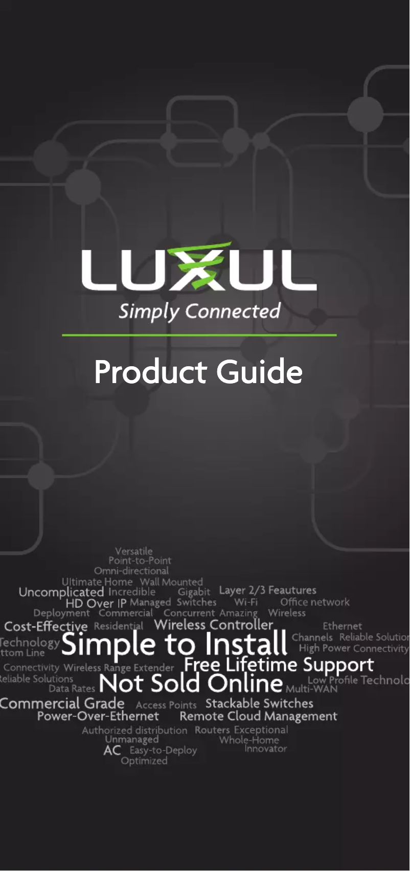 Page n°1 - Manuel utilisateur Luxul XWO-BAP1