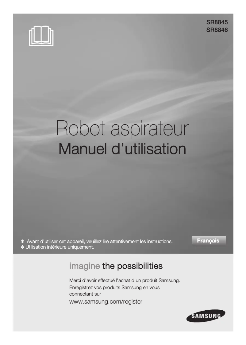 Page n°1 - Manuel utilisateur Samsung SR8848