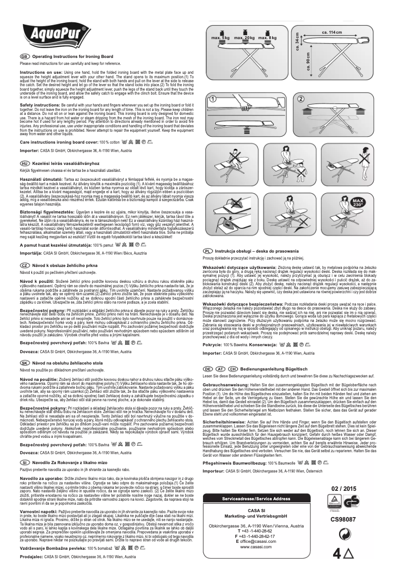 Page n°1 - Manuel utilisateur AquaPur IAN 104282