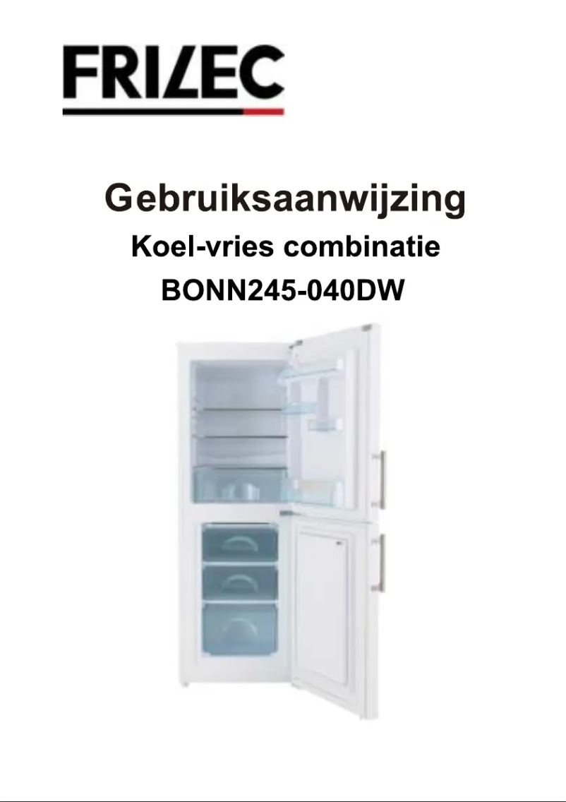 Image de la première page du manuel de l'appareil BONN245-040DW