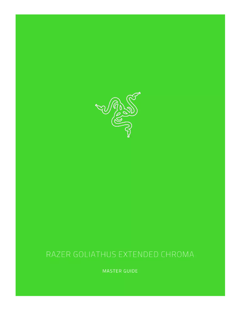 Image de la première page du manuel de l'appareil Goliathus Extended Chroma
