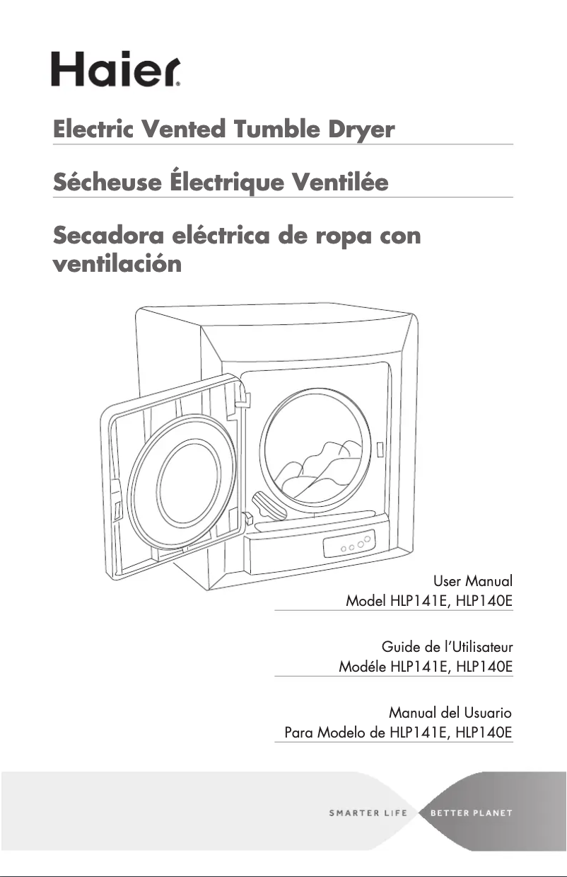 Image de la première page du manuel de l'appareil HLP141E