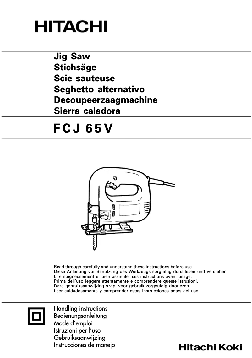 Image de la première page du manuel de l'appareil FCJ 65V