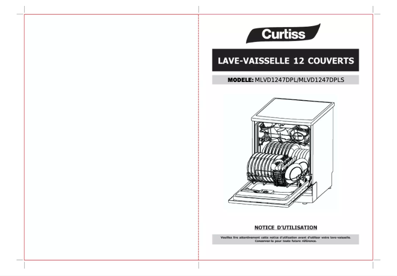 Page 1 de la notice Manuel utilisateur Curtiss MLVD 1247 DPL