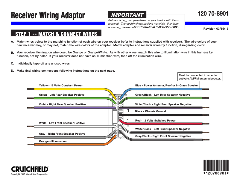 Page n°1 - Manuel utilisateur Metra 70-8901