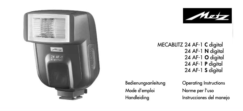 Imagen de la primera página del manual del dispositivo 24 AF-1