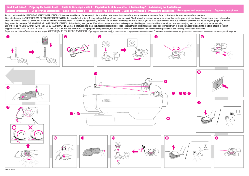 Page n°1 - Manuel utilisateur Brother Comfort 60E