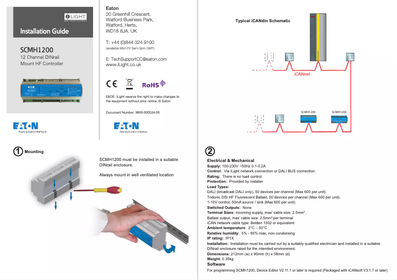 Página 1 del manual Manual de usuario iLight SCMH1200