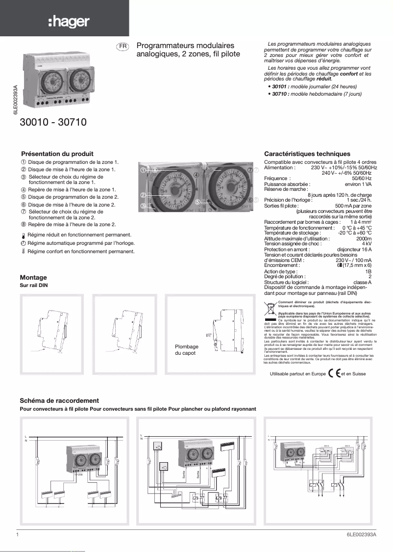 Image de la première page du manuel de l'appareil 30010