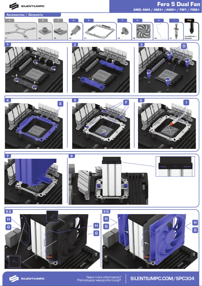 Page 1 de la notice Manuel utilisateur ENDORFY Fera 5 Dual Fan