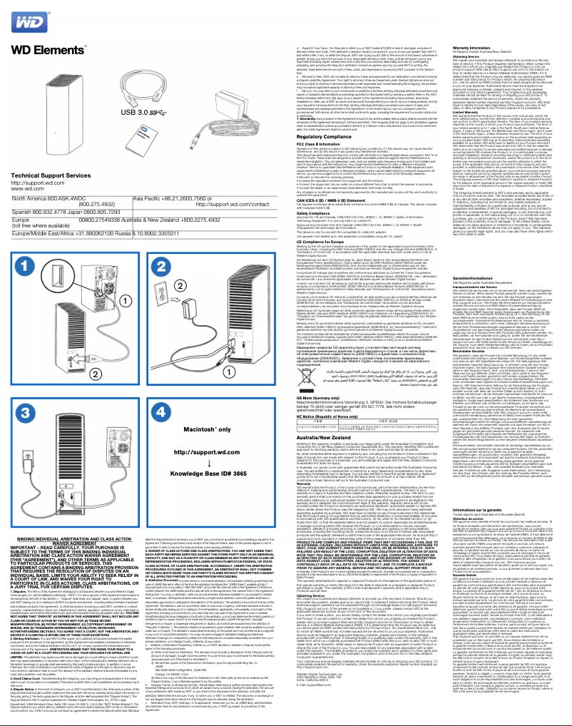 Image de la première page du manuel de l'appareil WDBWLG0060HBK