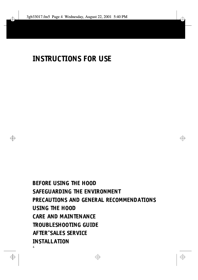 Imagen de la primera página del manual del dispositivo AKR 987 IX-4