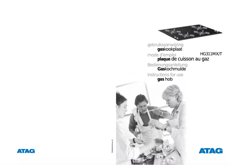 Page 1 de la notice Manuel utilisateur Atag HG311MX