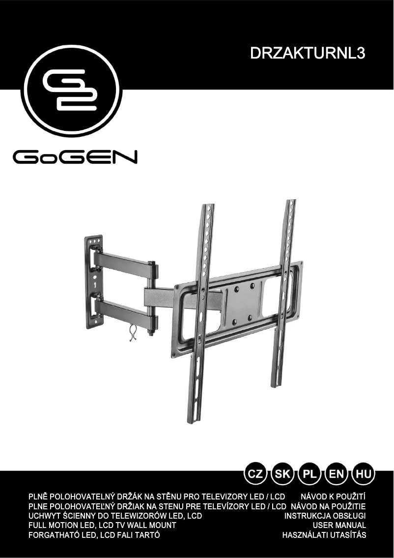 Página 1 del manual Manual de usuario GoGen DRZAKTURNL3