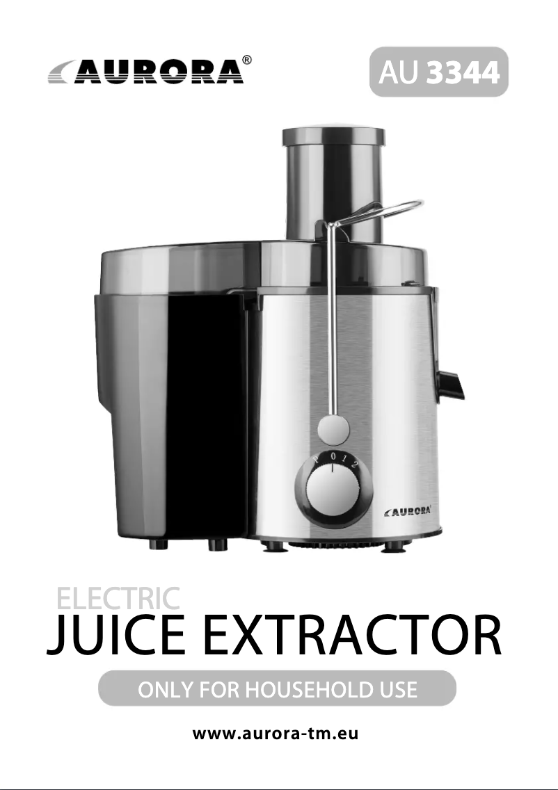 Page n°1 - Manuel utilisateur Aurora AU 3344