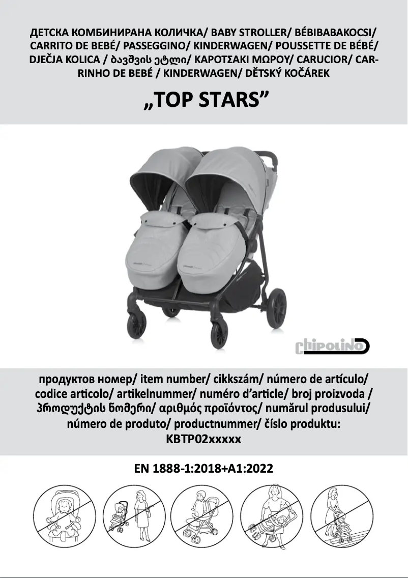 Page 1 of the manual User Manual Chipolino Top Stars
