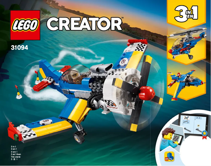 Page 1 de la notice Manuel utilisateur Lego Creator 31094