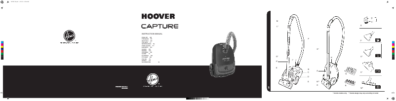 Page 1 de la notice Manuel utilisateur Hoover Capture TCP 2010
