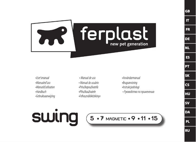 Página 1 del manual Manual de usuario Ferplast Swing 7